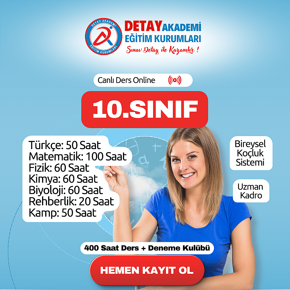 10.Sınıf Canlı Ders Online