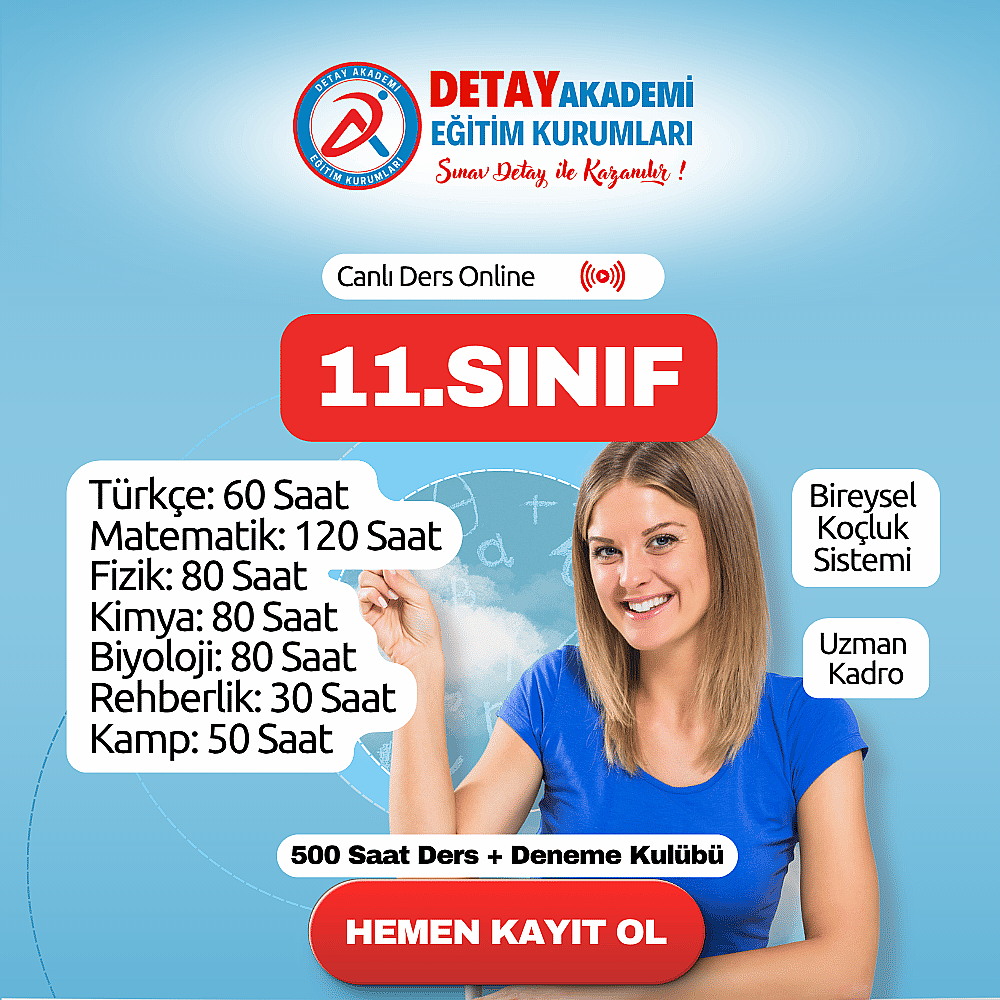 11.Sınıf Canlı Ders Online